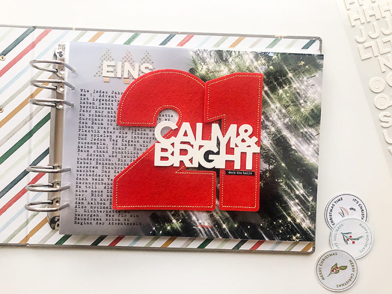 December Daily&reg; 2021 | Title Page & Day 1