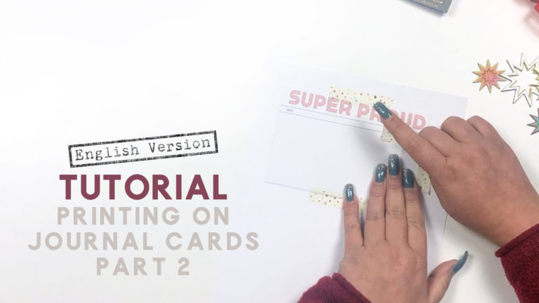 Tutorial | Printing On Journal Cards Part 2