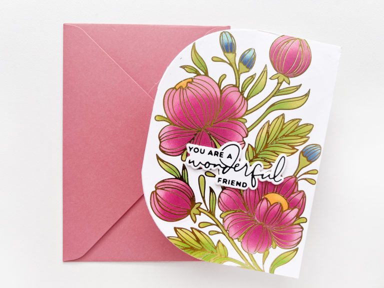 Cards&nbsp;| Glimmering Peonies